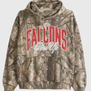 Abercrombie Atlanta Falcons Camo Graphic Popover Hoodie