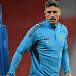 Adidas Newcastle United 2025-26 Players Range Blue 1-4 Zip Top