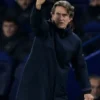 Ange Postecoglou UEFA Champions League 2025 Navy Raincoat Jacket