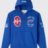 Buffalo Bills Waffle Lined Hoodie Blue