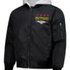CM Punk Black Hooded Bomber Jacket