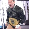 CM Punk Larry’s Dad Varsity Jacket Black