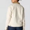 Carhartt Cream Zip-Up Jacket