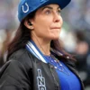 Carlie Irsay-Gordon Colts Satin Bomber Jacket