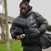 Chelsea FC UEFA Women’s Champions League Black Puffer Jacket