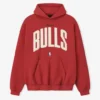 Chicago Bulls Fear of God x NBA Red 90’s Hoodie Red