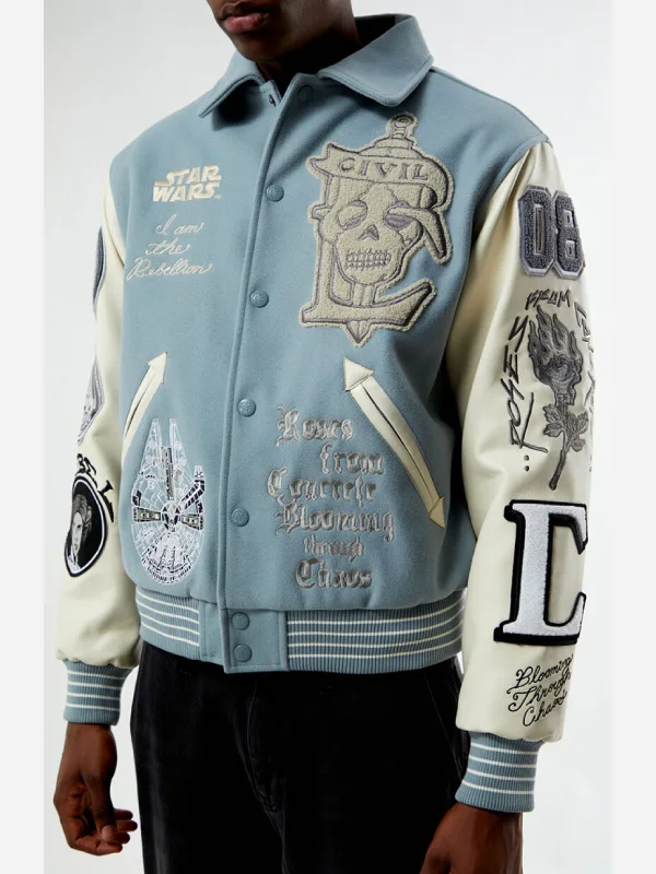 Civil Regime Star Wars Rebellion Letterman Varsity Jacket