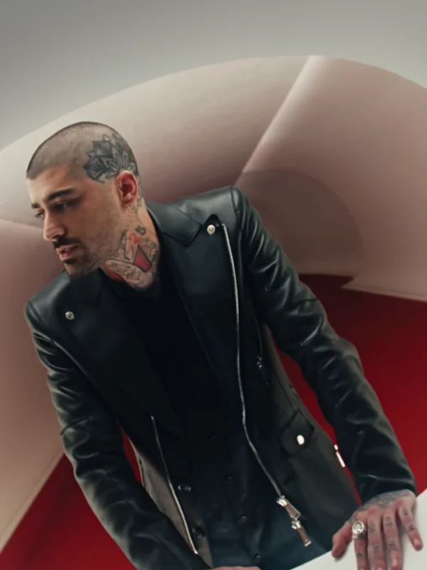 Eyes Closed Zayn Malik Black Leather Jacket