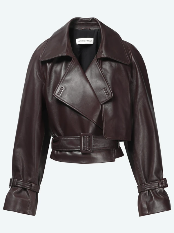 Free-Shipping-Nour-Hammour-Leather-Jacket-Dupe