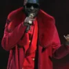 Halftime Show Christmas 2025 Snoop Dogg Red Fur Coat