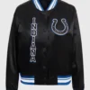Indianapolis Colts Black Satin Jacket