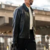 Jalen Hurts Coach Leather Jacket Black
