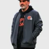 Kevin Stefanski of Cleveland Browns Bomber Jacket Black