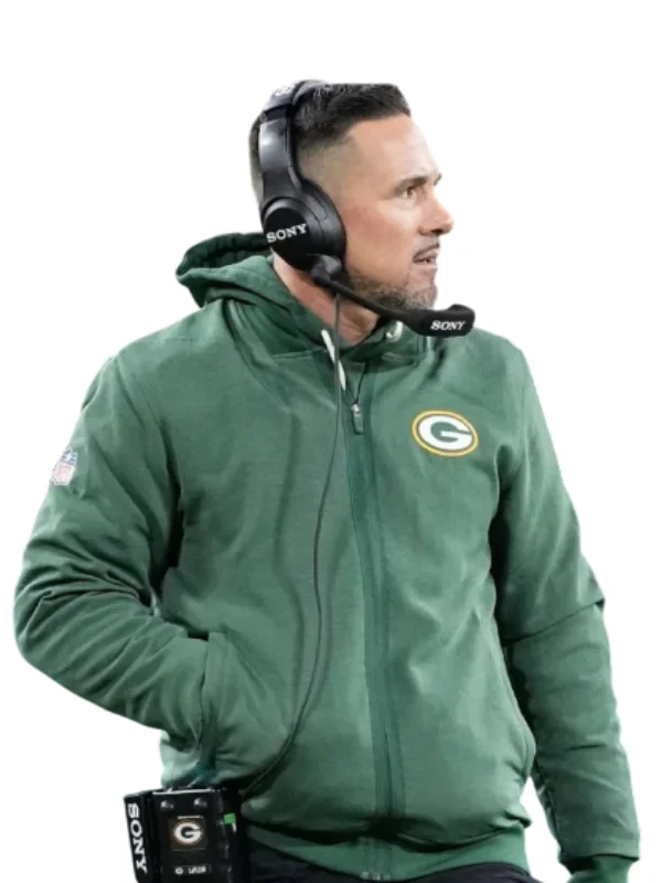 Matt LaFleur Packers Bomber Jacket Green