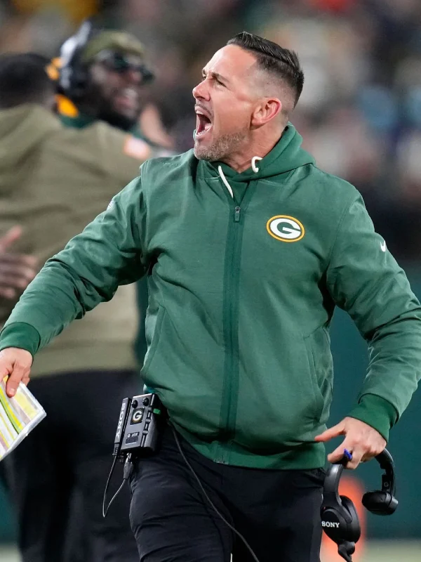 Matt LaFleur Packers Sideline Bomber Jacket