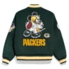 Mickey Mouse x Green Bay Packers Game Day Unisex Wool Letterman Varsity Jacket