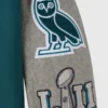 NFL OVO Philadelphia Eagles Varsity Jacket - Green