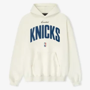 New York Knicks Fear of God x NBA Cream 90’s Hoodie
