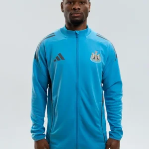 Newcastle United Adidas 25-26 Players Range Blue Zip Up Jacket