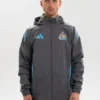Newcastle United Adidas 25-26 Players Range Grey All Weather Jacket