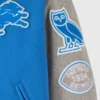 OVO NFL Detroit Lions Varsity Jacket - Blue