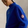Polo Ralph Lauren Team USA 2026 Olympics Mockneck Sweatshirt Blue