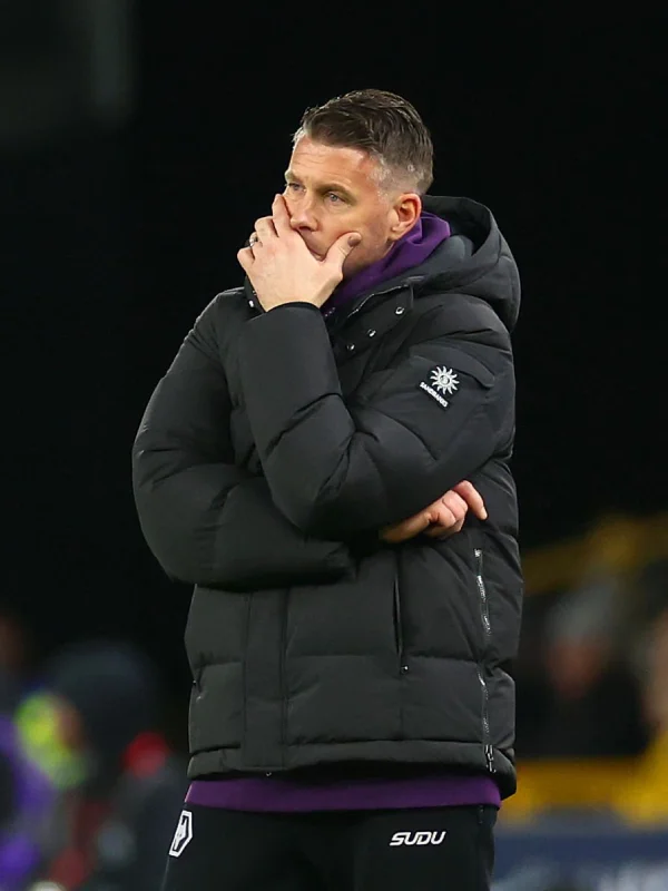 Rob Edwards Wolverhampton Wanderers Hooded Puffer Jacket