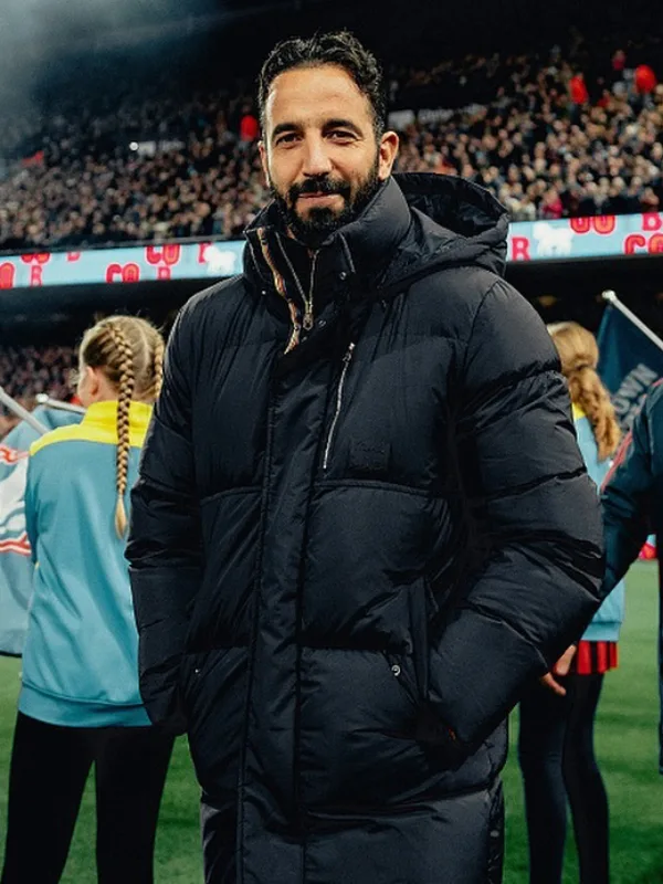 Ruben Amorim Premier League 2025 Black Parka Jacket
