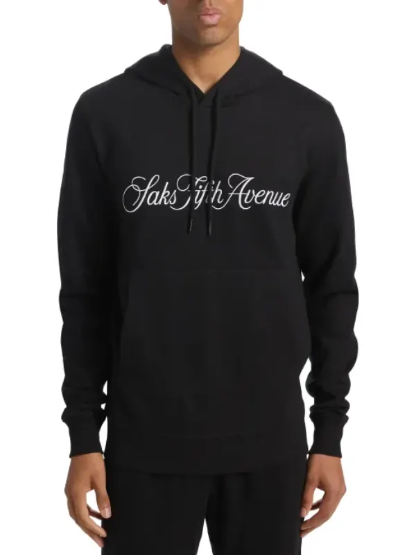 Saks Fifth Avenue Black Hoodie