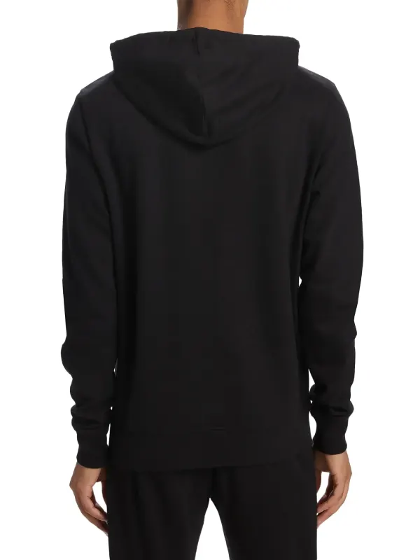 Saks Fifth Avenue Black Pullover Hoodie