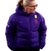 Sarina Wiegman Women’s International Friendly Match Puffer Jacket Purple