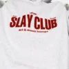 Slay Club Heather Grey Hoodie