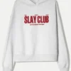 Slay Club Hoodie Heather Grey
