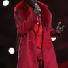Snoop Dogg Halftime Show Christmas 2025 Red Fur Coat