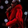 Snoop Dogg Halftime Show Red Fur Coat