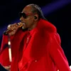 Snoop Dogg Minnesota Vikings v Detroit Lions Red Fur Coat