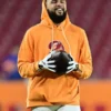 Tampa Bay Buccaneers Orange Throwback Logo Club Hoodie