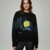 Taylor Swift Folklore Album Cabin Black Sweater