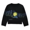 Taylor Swift Folklore Album Cabin Sweater Black