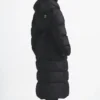 The North Face x Skims Nuptse Wrap Black Puffer Coat