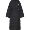 The North Face x Skims Nuptse Wrap Parka Coat Black