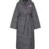 The North Face x Skims Nuptse Wrap Parka Coat Grey