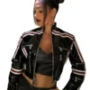 WWE Nikki Bella Leather Jacket Black