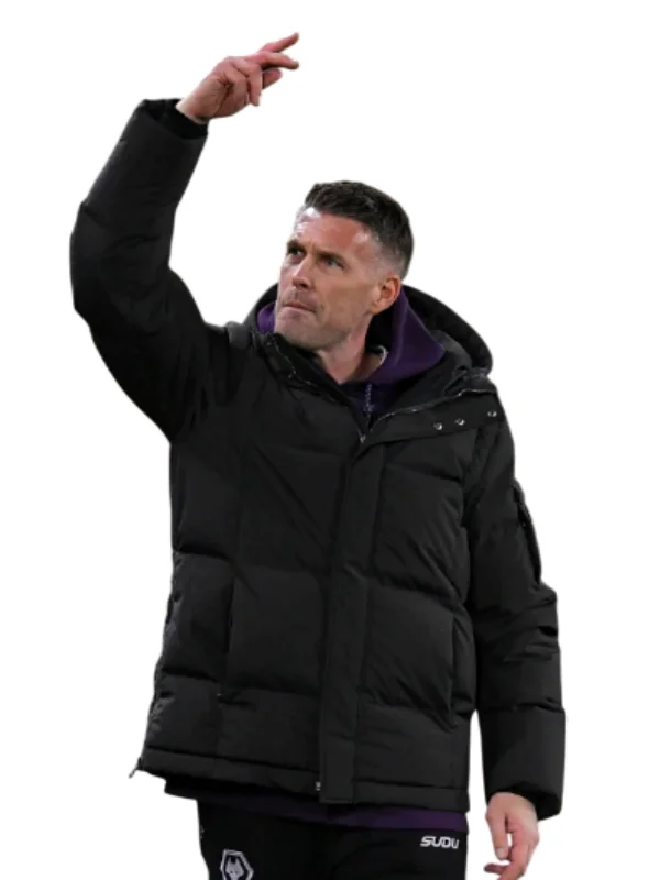 Wolverhampton Wanderers Rob Edwards Hooded Puffer Jacket