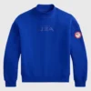 Women’s Polo Ralph Lauren Team USA Blue Mockneck Sweatshirt