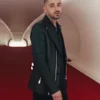 Zayn Malik Eyes Closed Leather Blazer