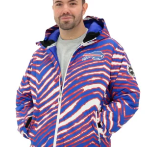 Zubaz Buffalo Bills Zebra Snow Jacket