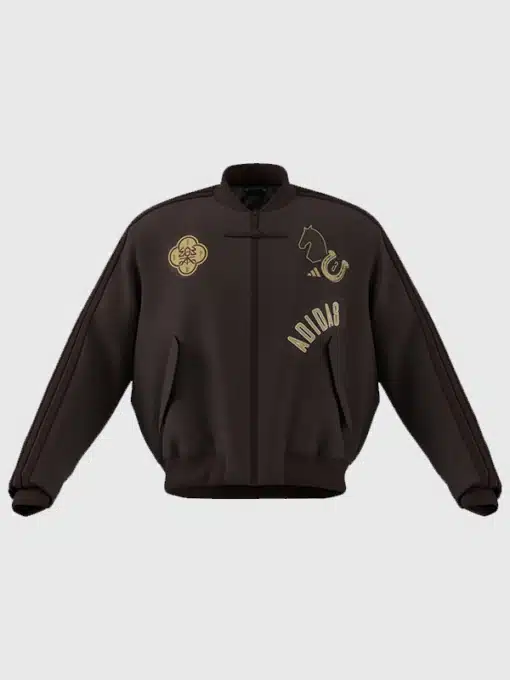 Adidas CNY Modern China Padded Bomber Jacket Browm