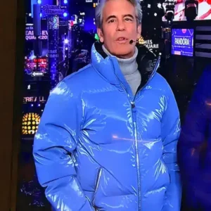 Andy Cohen New Years Jacket Blue