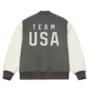 Coach Snoop Team USA Varsity Jacket Grey
